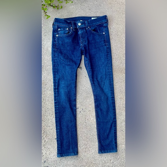 Rag & Bone Womens Blue Medium Wash Denim Skinny Jeans Size 26 - Picture 6 of 7
